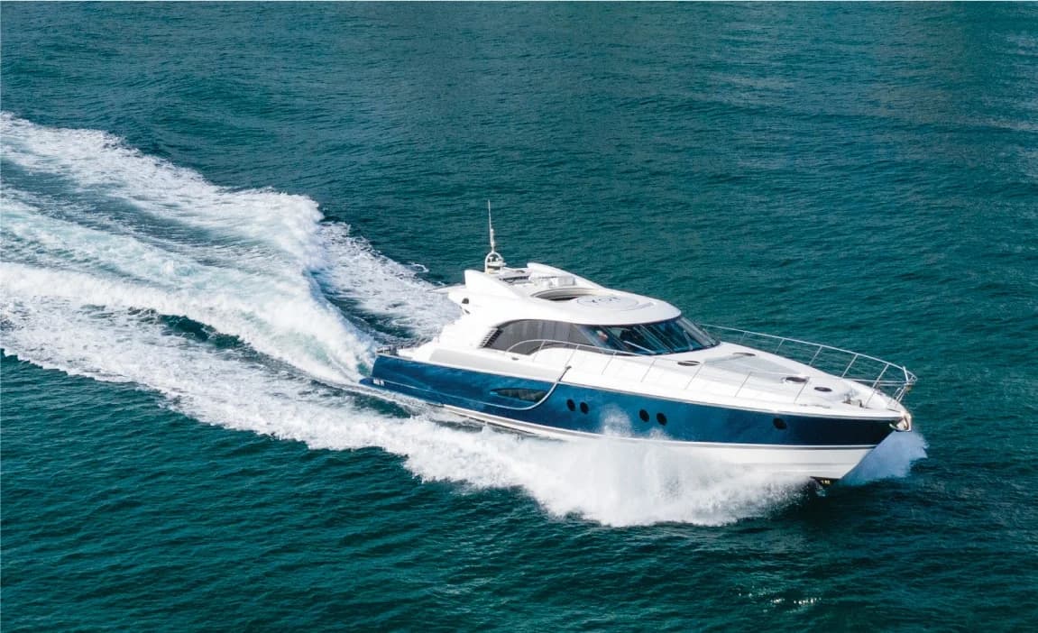 YOT Blue underway